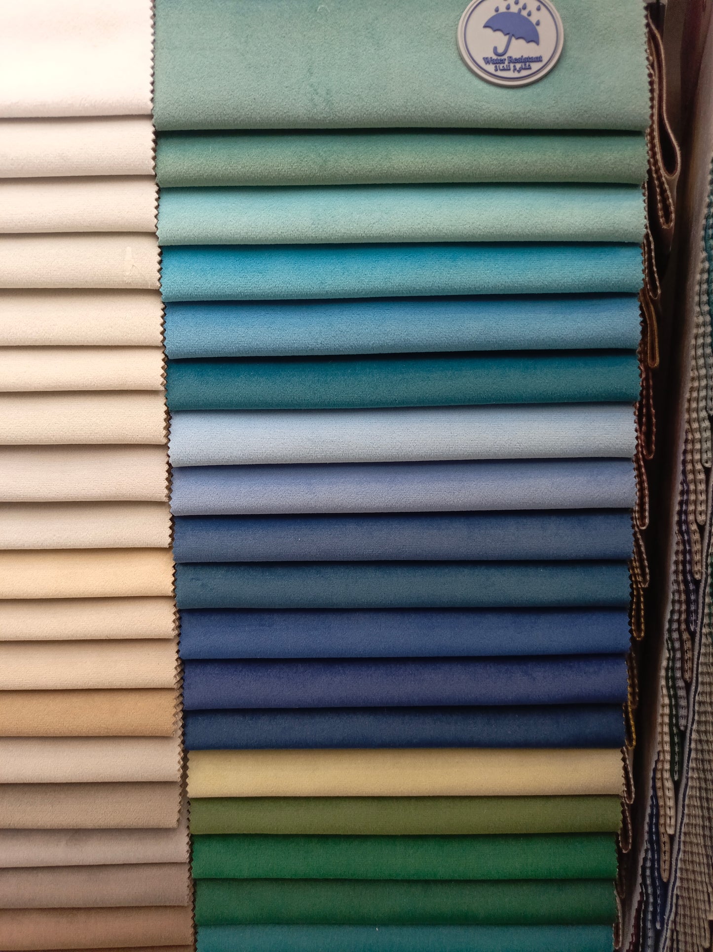 قماش كنب مخمل فاخر مقاوم للماء