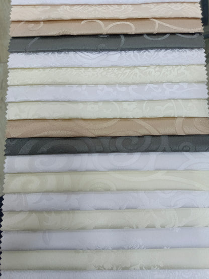 قماش شراشف طاولات فاخر - تشكيلة ألوان ونقشات عصرية