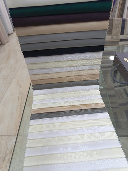 قماش شراشف طاولات فاخر - تشكيلة ألوان ونقشات عصرية