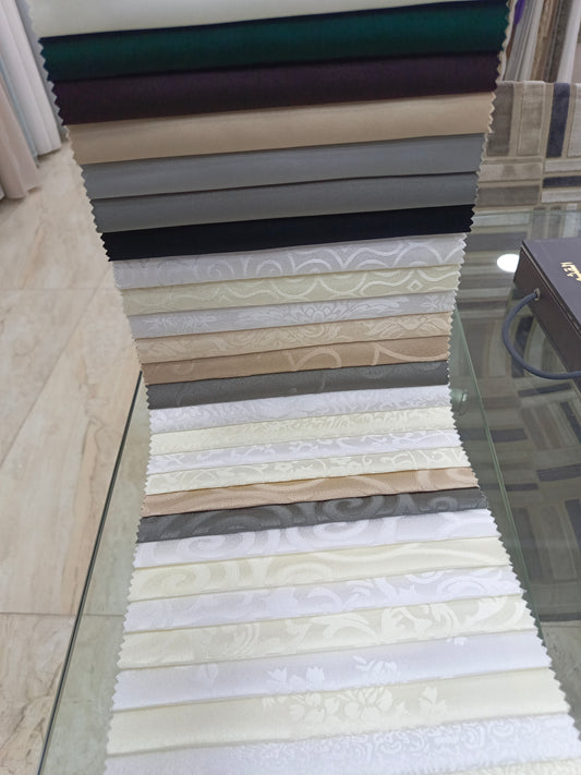 قماش شراشف طاولات فاخر - تشكيلة ألوان ونقشات عصرية