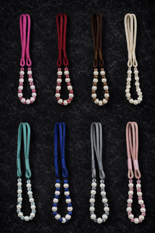 طقم مرابط ستائر حبل (جوز) - ألوان متنوعة وعصرية.