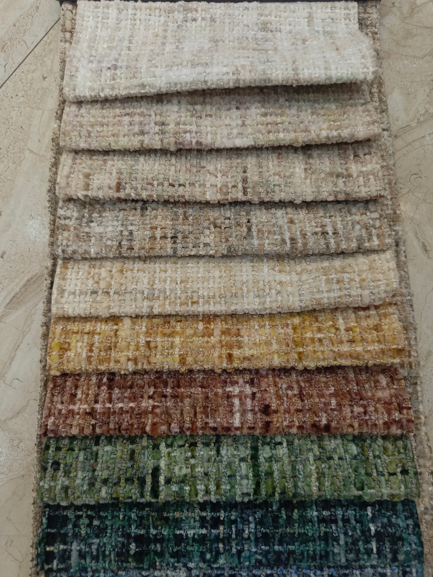 قماش كنب خيش (توييد) مودرن - ألوان طبيعية ونقشات عصرية